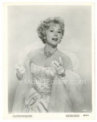 5x380 IT STARTED WITH A KISS 8x10 still '59 portrait of sexy Eva Gabor in great dress & necklace!