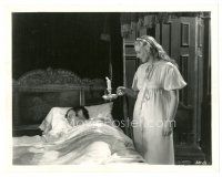 5x390 JANE EYRE 8x10 still '34 Virginia Bruce holding candle looks at Colin Clive in bed!