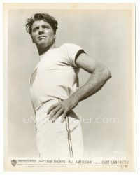 5x406 JIM THORPE ALL AMERICAN 8x10 still '51 great athletic portrait of star Burt Lancaster!