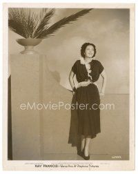 5x450 KAY FRANCIS 8x10 still '30s great full-length smiling portrait standing against wall!