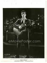 5x463 KING CREOLE 8x11 key book still '58 full-length Elvis Presley performing with guitar!