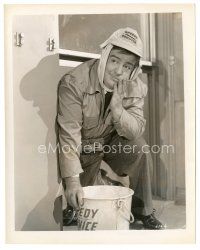 5x507 LOU COSTELLO 8x10 still '48 great close up with bucket from The Noose Hangs High!