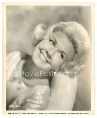 5x570 MIDNIGHT LACE 8x10 still '60 head & shoulders smiling portrait of pretty Doris Day!