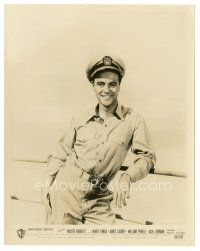 5x580 MISTER ROBERTS 8x10 still '55 great smiling portrait of Jack Lemmon in uniform!
