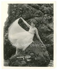5x650 PHYLLIS HAVER 8x10 still '10s Mack Sennett Bathing Beauty wearing cool dress by the ocean!