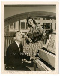 5x694 RHYTHM ON THE RIVER 8x10 still '40 Bing Crosby plays piano as Mary Martin plays guitar!