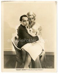 5x758 SMART MONEY 8x10 still '31 close up of Edward G. Robinson holding Noel Francis in his lap!