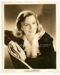 5x761 SO ENDS OUR NIGHT 8x10 still '41 great smiling close up of pretty Margaret Sullavan!