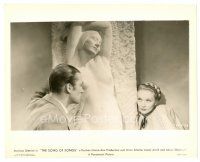 5x766 SONG OF SONGS 8x10 still '33 c/u of Marlene Dietrich & Brian Aherne by nude statue!