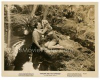 5x814 TARZAN & THE HUNTRESS 8x10 still '47 romantic scene of Johnny Weissmuller & Brenda Joyce!