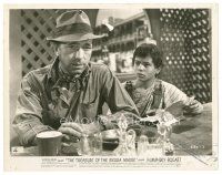 5x840 TREASURE OF THE SIERRA MADRE 8x10 still '48 Robert Blake tells Bogart he has winning ticket!