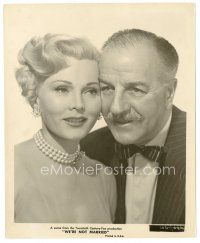 5x877 WE'RE NOT MARRIED 8x10 still '52 great close up of sexy Zsa Zsa Gabor & Louis Calhern!