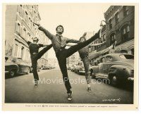 5x879 WEST SIDE STORY 8x10 still '61 classic image of George Chakiris & Sharks dancing in street!