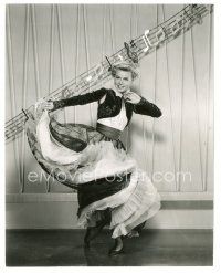 5x887 WHITE CHRISTMAS 7.25x9.25 still '54 great portrait of Vera-Ellen dancing, holiday classic!