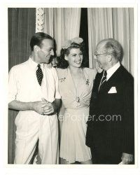 5x905 YOU WERE NEVER LOVELIER candid 8x10 still '42 Rita Hayworth, Astaire & Jerome Kern by Lippman