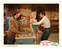 5x011 BUS STOP color 8x10 still '56 sexy Marilyn Monroe, Murray & O'Connell by pinball machine!