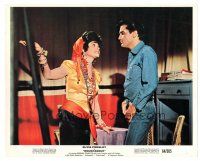 5x022 ROUSTABOUT color 8x10 still '64 c/u of Elvis Presley with fortune teller Sue Ane Langdon!