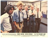 5y189 ALL THE PRESIDENT'S MEN color CanUS 11x14 still #4 '76 Warden, Robards, Hoffman & Redford!