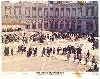 5y900 THREE MUSKETEERS color 11x14 still #5 '74 Alexandre Dumas, cool image of courtyard!