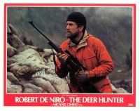 5y354 DEER HUNTER English LC '78 directed by Michael Cimino, Robert De Niro w/rifle hunting!