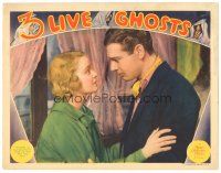 5y165 3 LIVE GHOSTS LC '36 cool image of Richard Arlen holding Cecilia Parker!