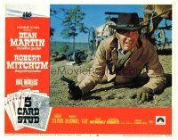 5y170 5 CARD STUD LC #6 '68 cool close image of cowboy Dean Martin on ground w/gun!