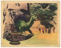 5y173 7th VOYAGE OF SINBAD LC #8 '58 cool FX image from Ray Harryhausen fantasy classic!