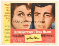 5y005 ADA TC '61 super close portraits of Susan Hayward & Dean Martin, what was the truth?