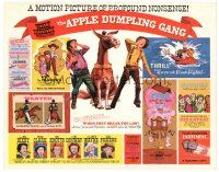 5y008 APPLE DUMPLING GANG TC '75 Disney, Don Knotts in the motion picture of profound nonsense!