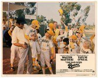 5y202 BAD NEWS BEARS LC #1 '76 Walter Matthau, Tatum O'Neal, Little League baseball!