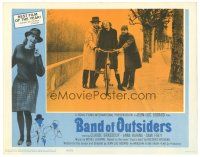 5y204 BAND OF OUTSIDERS LC '66 Jean-Luc Godard's Bande a Part, Anna Karina, Claude Brasseur!