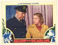 5y216 BELOW THE DEADLINE LC '36 Russell Hopton noir, policeman with Cecilia Parker!
