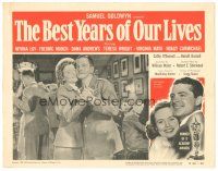 5y221 BEST YEARS OF OUR LIVES LC R54 William Wyler, Fredric March dancing with Myrna Loy!