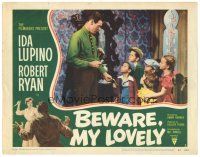 5y222 BEWARE MY LOVELY LC #1 '52 Robert Ryan offers something to five scared little kids!