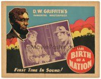 5y233 BIRTH OF A NATION LC R30 D.W. Griffith's classic post-Civil War tale of KKK, Marsh & Walthall