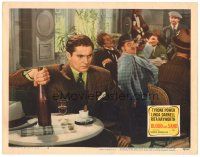 5y242 BLOOD & SAND LC #4 R48 Laird Cregar watches angry Tyrone Power grab wine bottle!