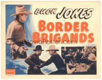 5y016 BORDER BRIGANDS TC R40s great images of tough cowboy Buck Jones saving the day!