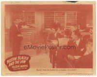5y250 BOSTON BLACKIE & THE LAW LC #4 '46 Chester Morris and George E. Stone find motive in a book!
