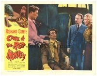 5y277 CASE OF THE RED MONKEY LC '55 Richard Conte solves the impossible crime!