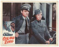 5y280 CEILING ZERO LC R56 c/u of James Cagney & June Travis in uniform, directed by Howard Hawks