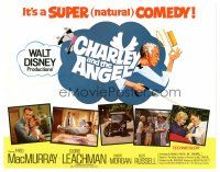 5y282 CHARLEY & THE ANGEL TC '73 Disney, Fred MacMurray, Cloris Leachman, supernatural comedy!