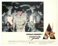 5y298 CLOCKWORK ORANGE r-rated LC #8 '72 Stanley Kubrick classic, McDowell & droogs in milk bar!