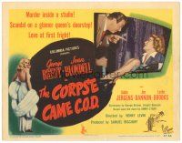 5y032 CORPSE CAME C.O.D. TC '47 Joan Blondell, George Brent, sexy Adele Jergens!