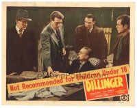 5y362 DILLINGER LC '45 Lawrence Tierney, Eduardo Ciannelli, Marc Lawrence, and Elisha Cook Jr.