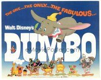 5y042 DUMBO TC R72 great art from Walt Disney's circus elephant classic!