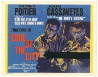 5y043 EDGE OF THE CITY TC R60s Martin Ritt directed, John Cassavetes, Sidney Poitier