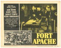 5y405 FORT APACHE LC #6 R53 John Wayne, Henry Fonda, O'Brien, Agar and Bond!