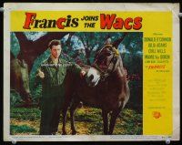 5y410 FRANCIS JOINS THE WACS LC #6 '54 Donald O'Connor & talking mule are in the ladies' Army now!