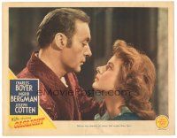 5y421 GASLIGHT LC '44 close up of Charles Boyer & Ingrid Bergman when they loved each other!
