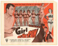 5y056 GIRL ON THE RUN TC '53 sexy innocent girls caught in a web of a vice racket!